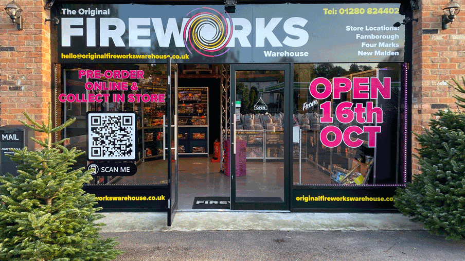 Buckingham Fireworks shop - Buckinghamshire